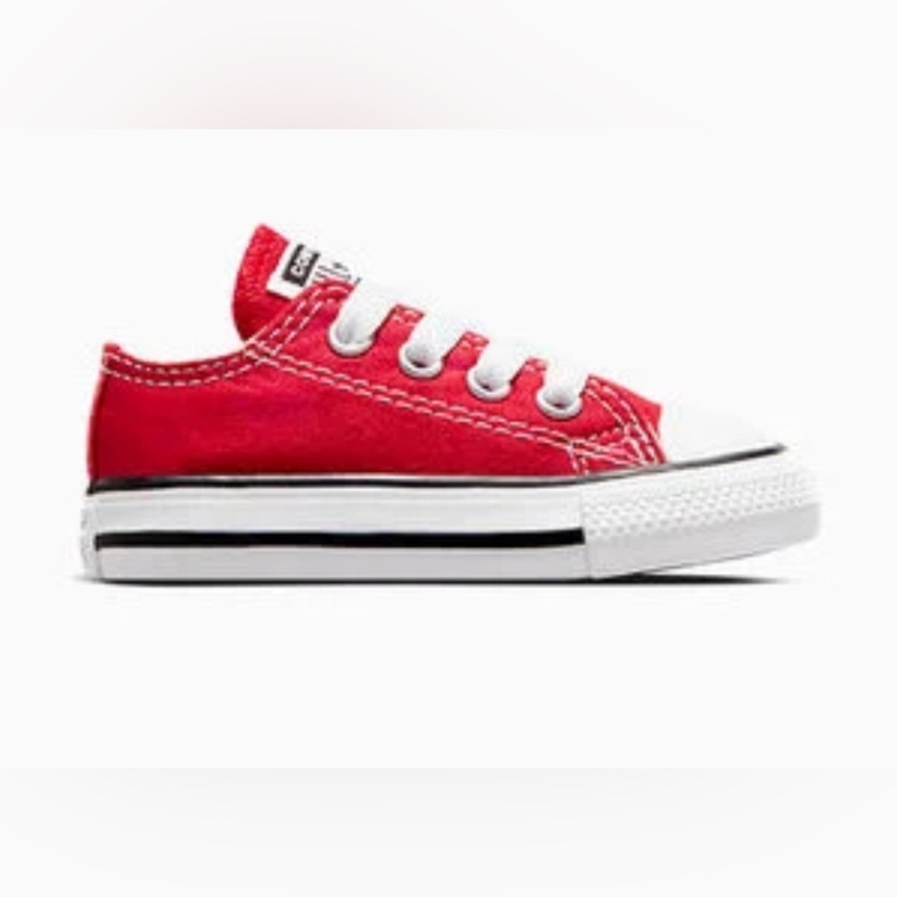 Converse Chuck Taylor shoes worn once.  Valentine’s Day.  Holidays. Patriotic.